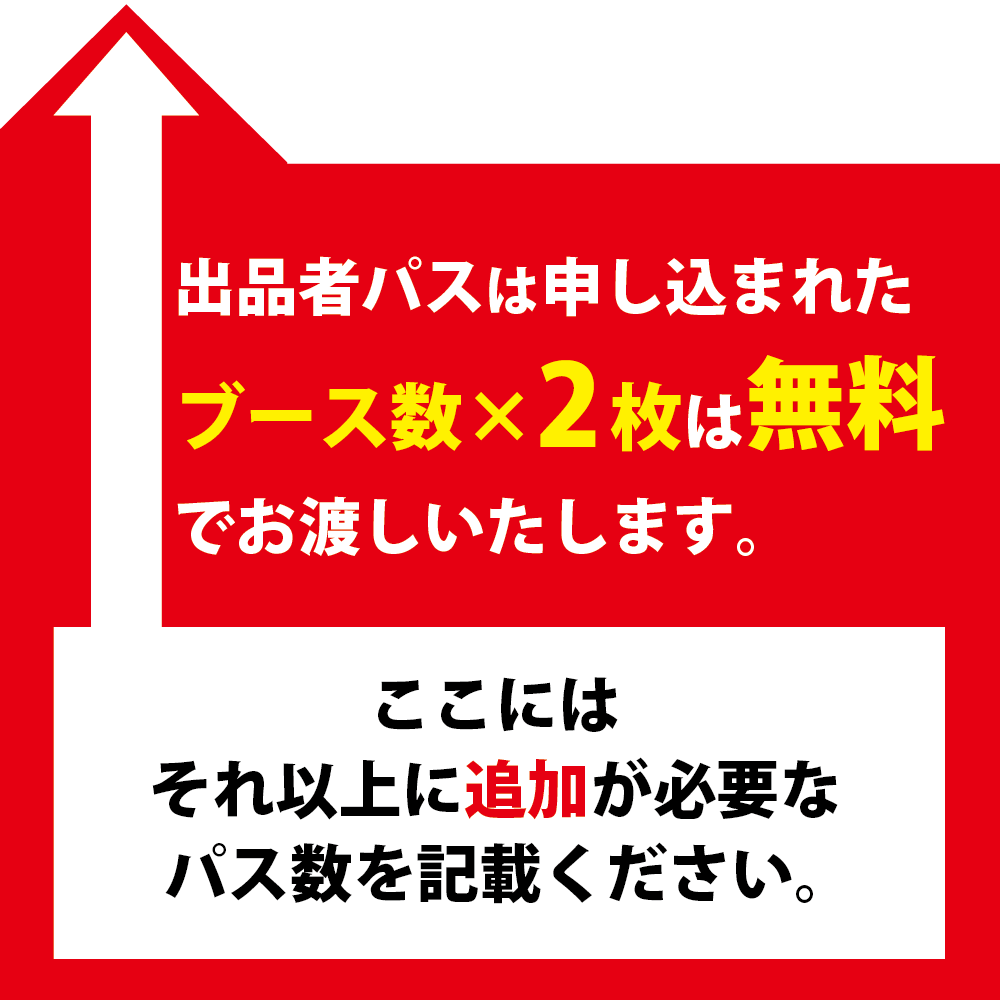 追加出品者パスの注意点