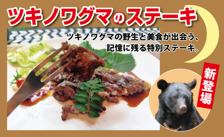 ツキノワグマのステーキ